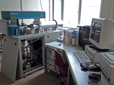 Picture of MALDI-TOF mass spectrometer