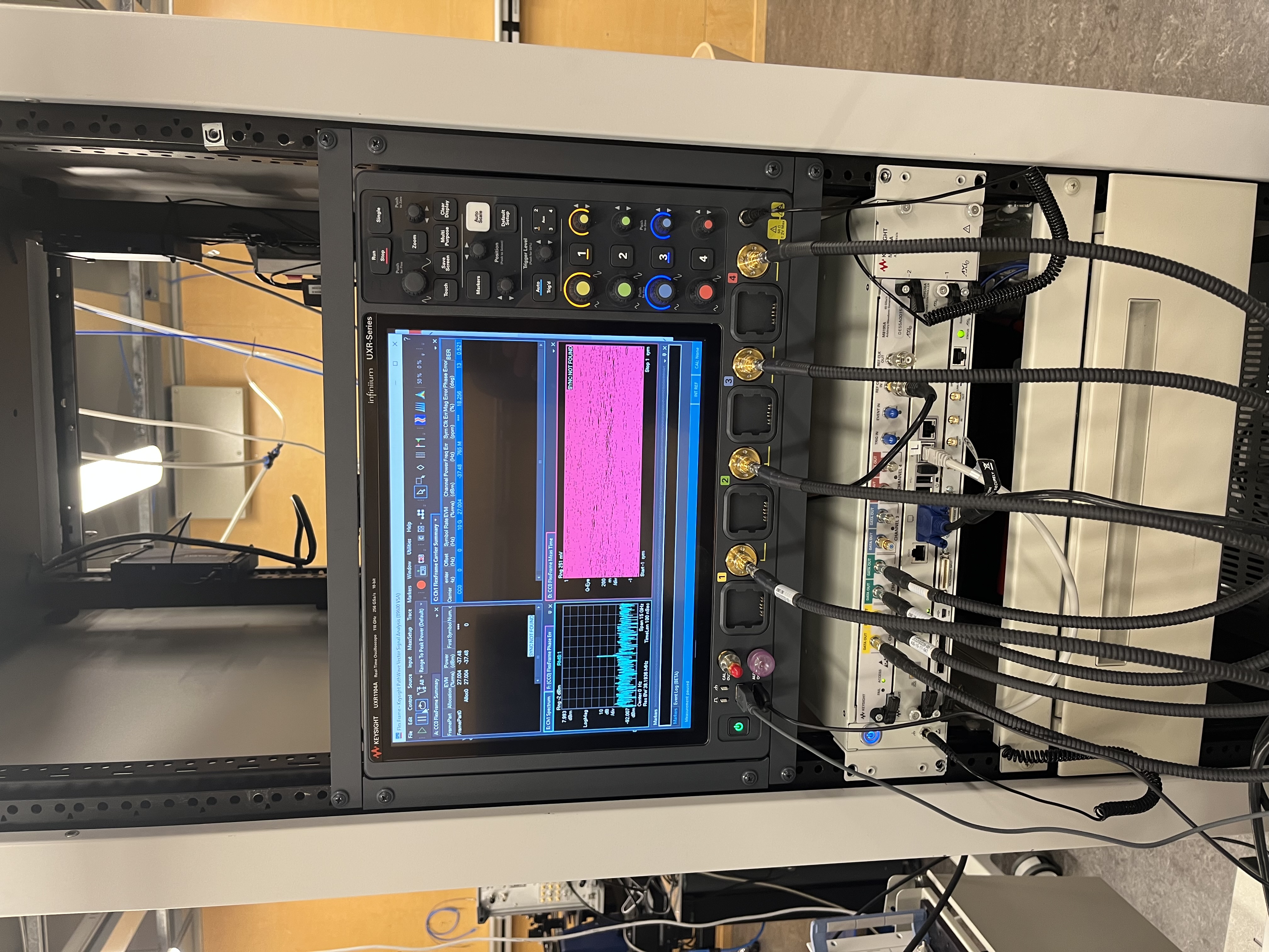 Picture of 110 GHz UXR Real-Time Oscilloscope